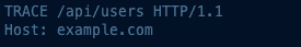 trace request example